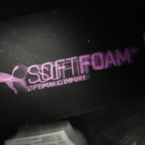 Puma Women's Black and Purple Sneakers - Picture 7 of 7